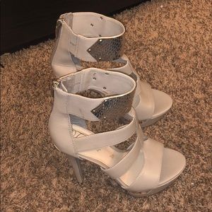 Fergie Beige High Heels